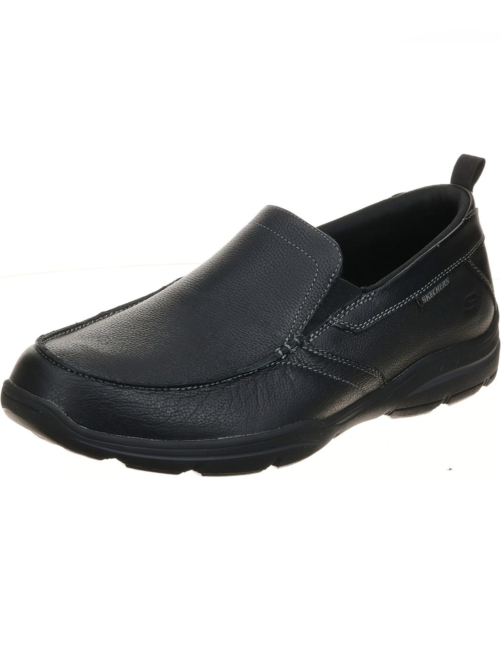 Skechers Men’s Harper-Forde Relaxed Fit Leather Slip-On Shoes 11.5